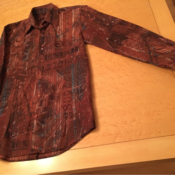 Designer Long Sleeve Shirt. Small - Picture 7 of 12